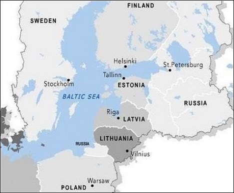 baltic states map russia baltics europe ukraine defence reassure allies heavy war plans travel nations russian eastern european confused agency