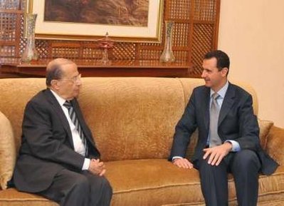 aoun -assad 120909