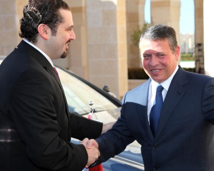 King Abdullah II- Hariri