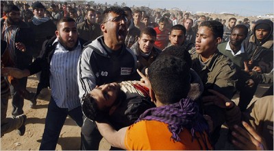 egypt- gaza border protest