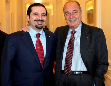 hariri  france - Chirac