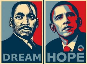 mlk -Obama