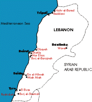 lebanon -  palestinian refugee camps