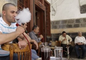 MIdeast Syria Smoking ban