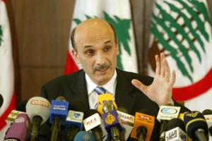 geagea press conf 2