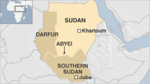sudan map , Juba