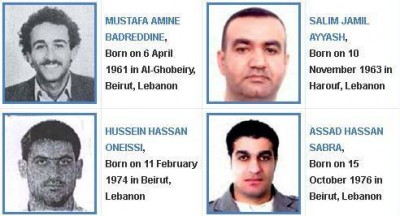 Suspects in hariri murder