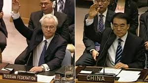 china russia veto UN resolution on Syria