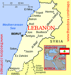 lebanon map hermel