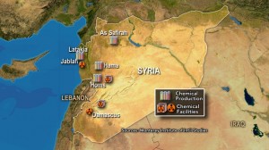 syria chemical weapons map 2