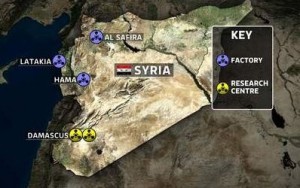 syria chemical weapons map