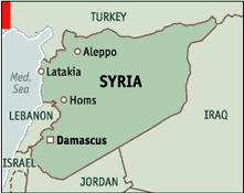 syria map aleppo