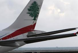 MEA plane , beirut airport