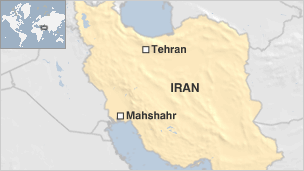 iran map mahshahr perochemicam complex