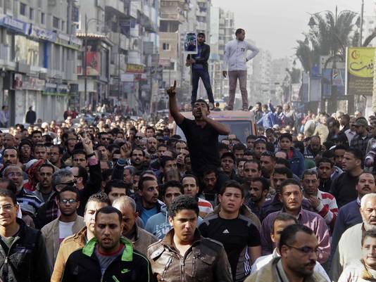 egypt protest uprising anniversary