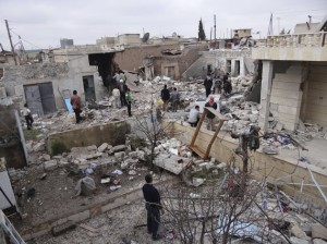 syria destruction jan 2013