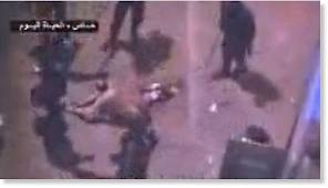 egypt naked man beaten by police