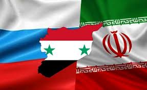 iran russia syria flags