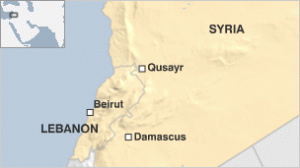 lebanon map qusayr