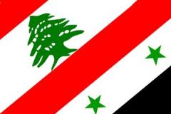 lebanon syria flags