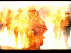 obama US troops in flames- n korean video