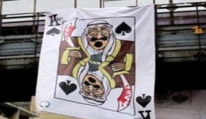 saudi king of spades cartoon