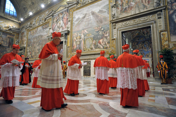 Cardinals at the Sistine Chapel