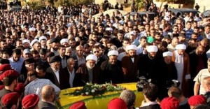 Hezbollah funeral for  fighters killed in Syria