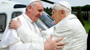 pope francis w pope benedict