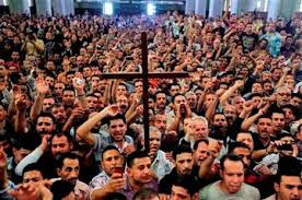 egypt  funeral for copts killed in egypt