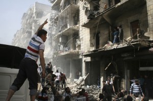 syrian warplanes kill children