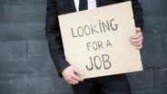 unemployed  looking for a job