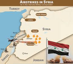 israel airstrike map