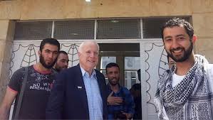 mccain w syrian rebels