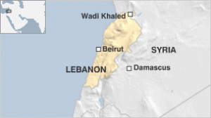 wadi khaled map lebanon