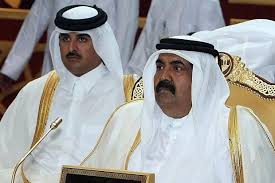 qatar rulers father and son