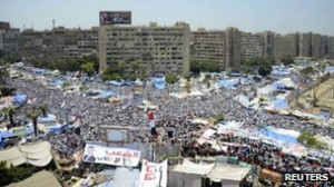 Egypt pro morsi protest Rabaa al-Adawiya