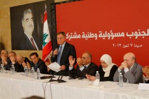 March 14 leaders in sidon