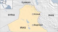 iraq map kirkuk