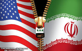 iran usa flags
