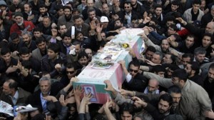 Mojtaba Ahmadi funeral