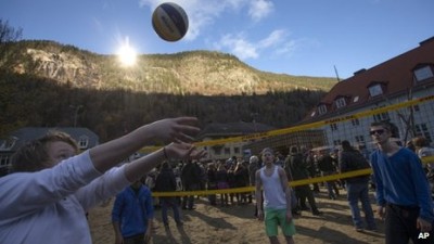 Norway Rjukan sunshine