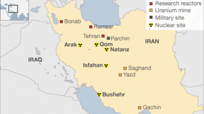iran nuclear sites