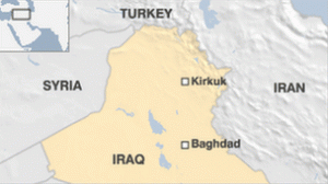 iraq  kirkuk map
