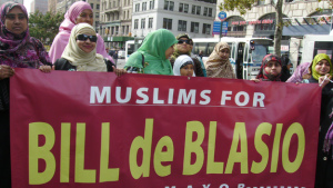 muslims for Blasio