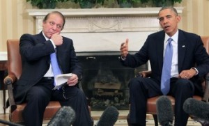 President Obama Meets With Pakistani PM Nawaz Sharif At The White House