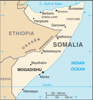 somalia map