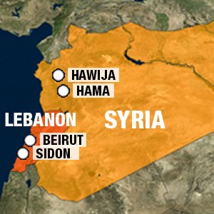 syria map hawija