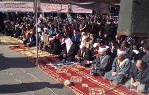 islamists block masnaa road