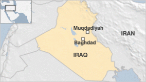 Iraq map Muqdadiyah